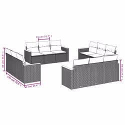 VidaXL 3225832 ensemble de meubles de jardin - Vue supplémentaire 6
