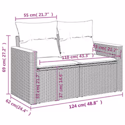 VidaXL 3225876 ensemble de meubles de jardin - Vue supplémentaire 7