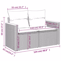 VidaXL 3225890 ensemble de meubles de jardin - Vue supplémentaire 8