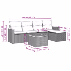 VidaXL 3225927 ensemble de meubles de jardin - Vue supplémentaire 8