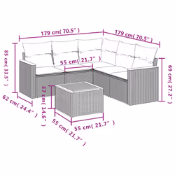 VidaXL 3225958 ensemble de meubles de jardin - Vue supplémentaire 8