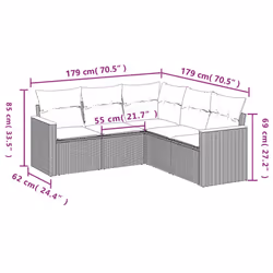 VidaXL 3225960 ensemble de meubles de jardin - Vue supplémentaire 7