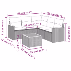 VidaXL 3225967 ensemble de meubles de jardin - Vue supplémentaire 8