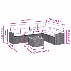 VidaXL 3226000 ensemble de meubles de jardin - Vue supplémentaire 8