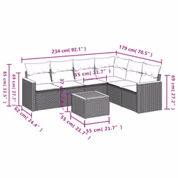 VidaXL 3226003 ensemble de meubles de jardin - Vue supplémentaire 8