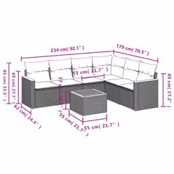 VidaXL 3226004 ensemble de meubles de jardin - Vue supplémentaire 8
