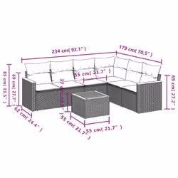 VidaXL 3226007 ensemble de meubles de jardin - Vue supplémentaire 8