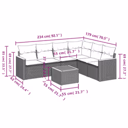 VidaXL 3226011 ensemble de meubles de jardin - Vue supplémentaire 8