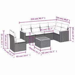 VidaXL 3226013 ensemble de meubles de jardin - Vue supplémentaire 8