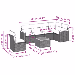 VidaXL 3226020 ensemble de meubles de jardin - Vue supplémentaire 8