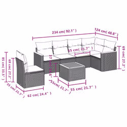 VidaXL 3226023 ensemble de meubles de jardin - Vue supplémentaire 8
