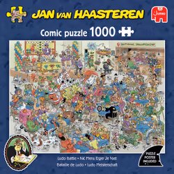 Jan van Haasteren - Bataille de Ludo (1000 pièces)