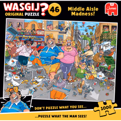 Wasgij Original 46 - Frénésie D’Achat Dans L’Allée Centrale ! (1000 Pièces)