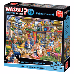 Wasgij Mystery 28 - Folie Féline ! (1000 Pièces)