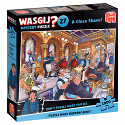 Wasgij Mystery 27 - Un rasage de très très près ! (1000 pièces), 1000 pièce(s), Humoristique, 12 an(s)