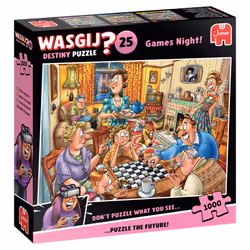 Wasgij Destiny 25 - Soirée de jeux ! (1000 pièces), 1000 pièce(s), Humoristique, 12 an(s)