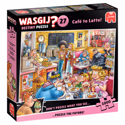 Wasgij Destiny 27 - Du petit noir au café latte ! (1000 pièces), 1000 pièce(s), Humoristique, 12 an(s)
