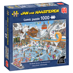 Jan van Haasteren - Jeux D’Hiver (1000 Pièces), 1000 pièce(s), Paysage, 12 an(s)