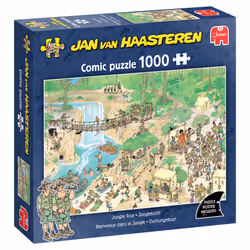 Jan van Haasteren - Bienvenue Dans La Jungle (1000 Pieces), 1000 pièce(s), Paysage, 12 an(s)