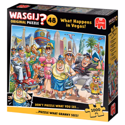 Wasgij Original 48 - Ce qui se passe à Vegas ! (1000 pièces) - Vue supplémentaire 2