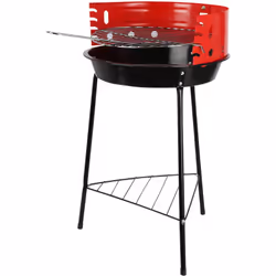 Barbecue sur pieds en acier avec cuve de cuisson: le compagnon idéal pour vos grillades Découvrez notre barbecue sur pieds, a ...