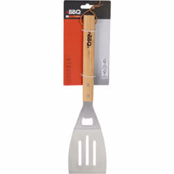 Spatule de barbecue en acier inoxydable avec manche en bois - Précision et style Matériaux de qualité Fabriquée en acier inox ...