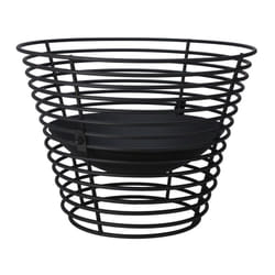 Ambiance - Brasero panier D53 métal noir