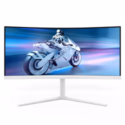 Philips 34M2C5501A/00, 86,4 cm (34"), 3440 x 1440 pixels, Wide Quad HD, LCD, 1 ms, Blanc