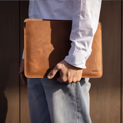 Accezz SH00075206 sacoche d'ordinateurs portables 33 cm (13") Étui Couleur cognac