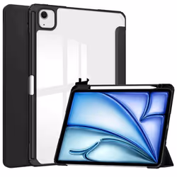 Coque tablette rigide Trifold iPad Air 13 pouces (2025) M3 / (2024) M2 Noir imoshion
