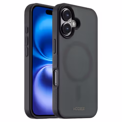 Accezz SH00076018, Housse, Apple, Phone 16, 15,5 cm (6.1"), Noir