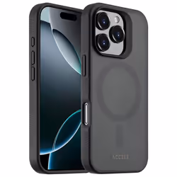 Accezz SH00076020, Housse, Apple, iPhone 16 Pro, 16 cm (6.3"), Noir