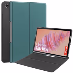 Coque tablette Lenovo Tab Plus Vert foncé imoshion