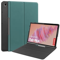 Coque tablette Lenovo Tab Plus Vert foncé imoshion