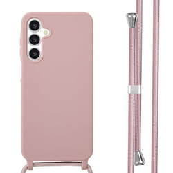 Coque en silicone avec cordon Samsung Galaxy A16 Sand Pink imoshion