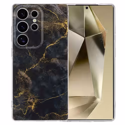 Coque Design Samsung Galaxy S25 Ultra Black Marble imoshion