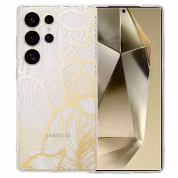 Coque Design Samsung Galaxy S25 Ultra Golden Leaves imoshion