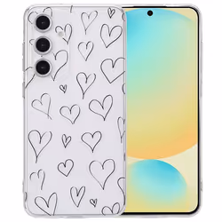 Coque Design Samsung Galaxy S24 FE Hearts imoshion