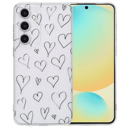 Coque Design Samsung Galaxy S24 FE Hearts imoshion