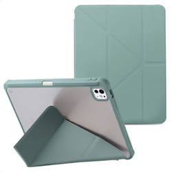Coque tablette Origami iPad Pro 13 (2024) M4 Vert foncé imoshion