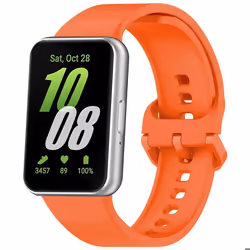 Bracelet Galaxy Fit 3 en silicone Orange imoshion