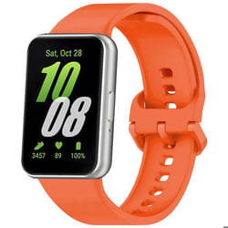 Bracelet Galaxy Fit 3 en silicone Orange imoshion