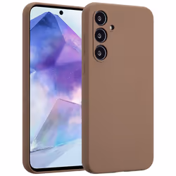 Accezz SH00080596, Housse, Samsung, Samsung Galaxy A55, 16,8 cm (6.6"), Marron