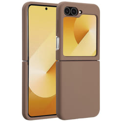 Accezz SH00080623 coque de protection pour téléphones portables 17 cm (6.7") Housse Châtain clair