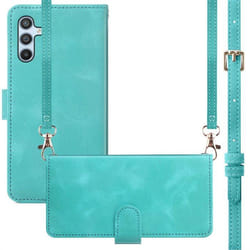 Etui de téléphone portefeuille avec cordon Samsung Galaxy A56 Turquoise imoshion
