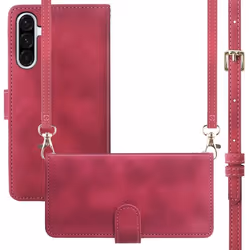 Etui de téléphone portefeuille avec cordon Samsung Galaxy A36 Rouge imoshion