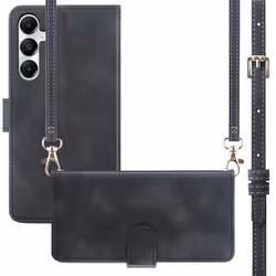 Etui de télephone portefeuille avec cordon Samsung Galaxy A16 Noir imoshion