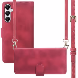 Etui de téléphone portefeuille avec cordon Samsung Galaxy A15 Rouge imoshion