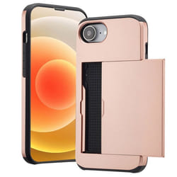 Coque arrière avec porte-cartes iPhone 16e Rose Doré imoshion