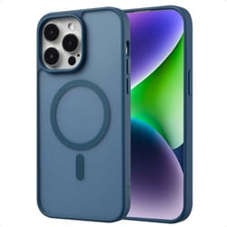 Coque Color Guard avec MagSafe iPhone 14 Pro Max Bleu foncé imoshion